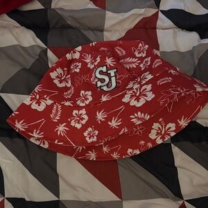 St. John’s Red Floral Bucket Hat